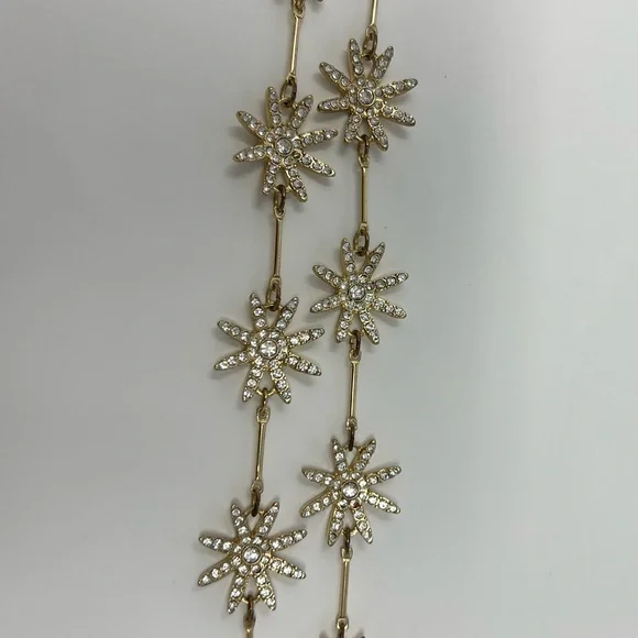 Star Drop Necklace Y Shape Statement Pendant Gold Jewelry Lariat Floral Charm 25 - Picture 13 of 17